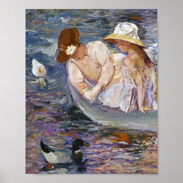 Summertime, Mary Cassatt Poster (Front)