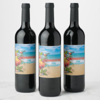 Summertime Personalised Name Beach Ocean