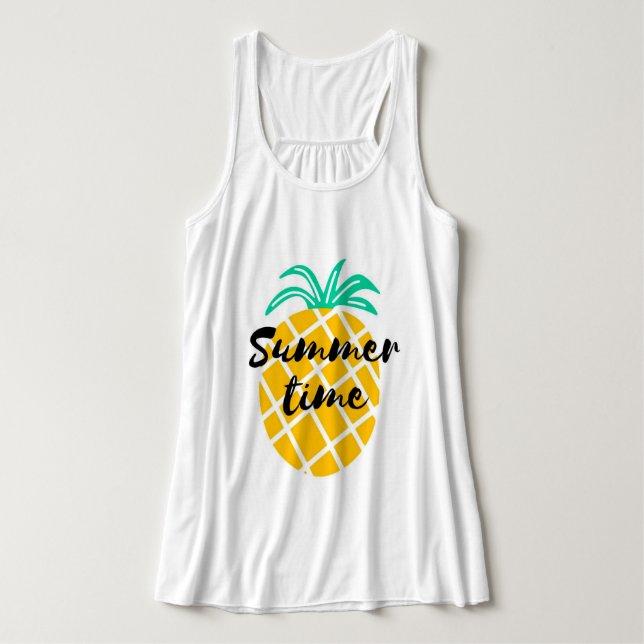 Summertime Pineapple  Singlet (Design Front)