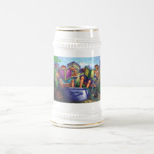 Summertime Reading Beer Stein