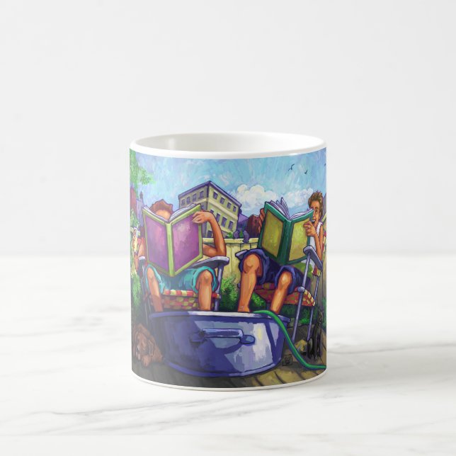 Summertime Reading Coffee Mug (Center)