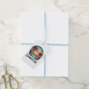 Summertime Summer Trip Beach Gift Tags