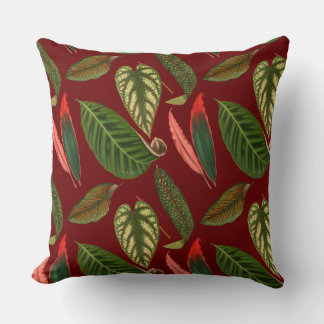 Summertime Vintage Floral Pattern Cushion