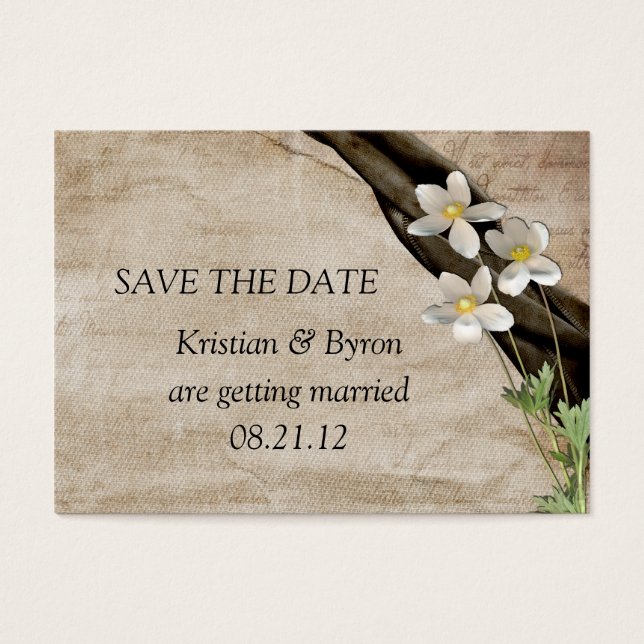 Summertime Wedding Save The Date (Front)
