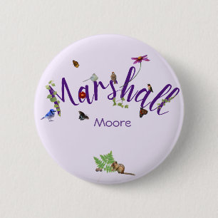 summertime with personality: 6 cm round badge