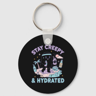 Summerween Beach Halloween Ghost 1  Key Ring