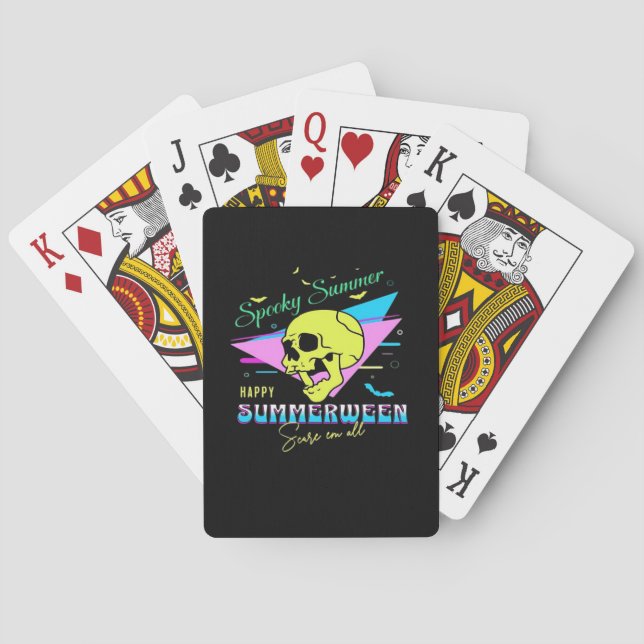 Summerween Classic Cute Playing Cards (Back)