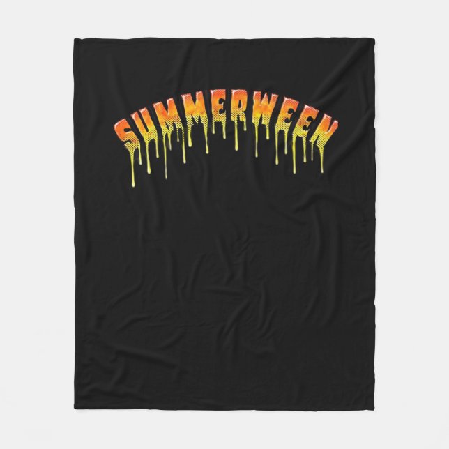 Summerween Classic Fleece Blanket (Front)