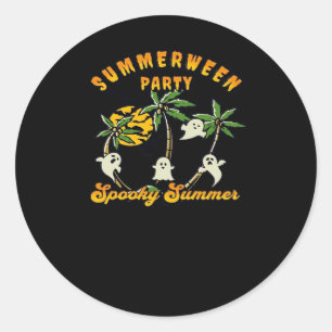 Summerween Classic Viral Round Sticker