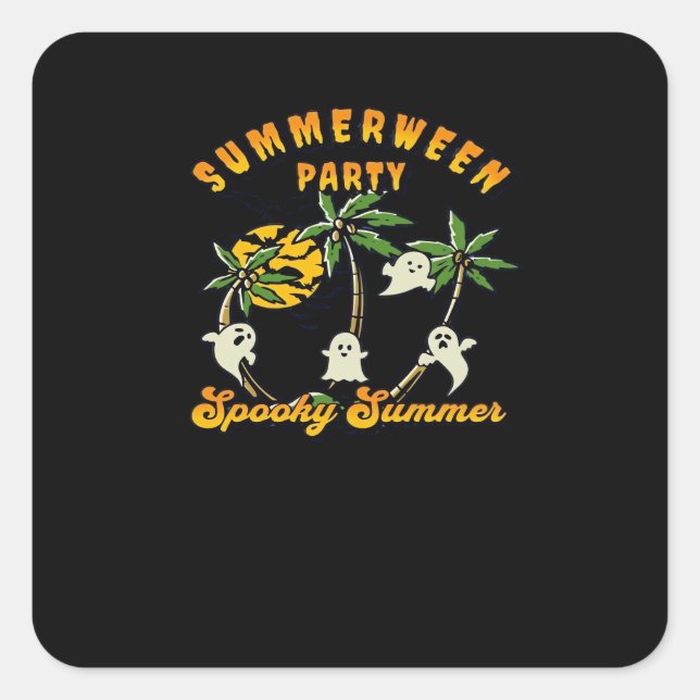 Summerween Classic Viral Square Sticker (Front)