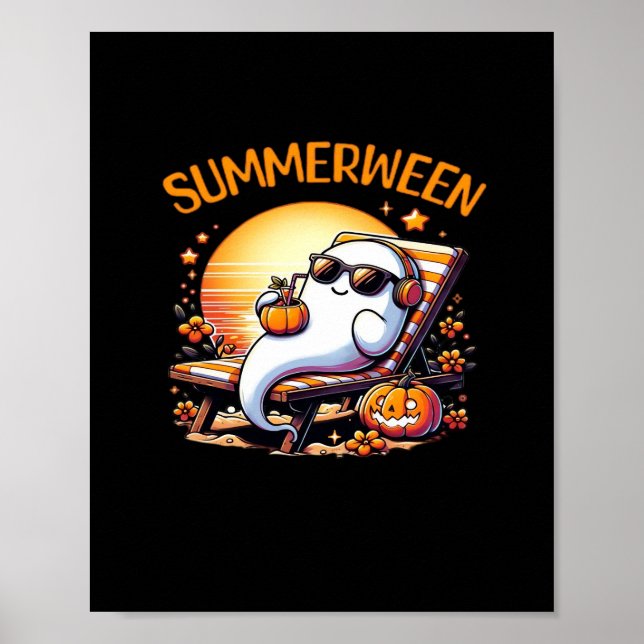 Summerween Cute Spooky Summer Poster (Front)