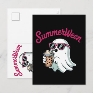 Summerween Ghost Vibes 2026: Spooky Meets Sunny Fu Holiday Postcard