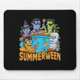 Summerween Halloween Spooky Monster For Men Women Mouse Pad