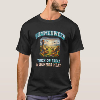 Summerween Halloween Summer Trick or Treat Funny P T-Shirt