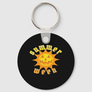 Summerween Jack O Lantern Sunshine Oversized Key Ring