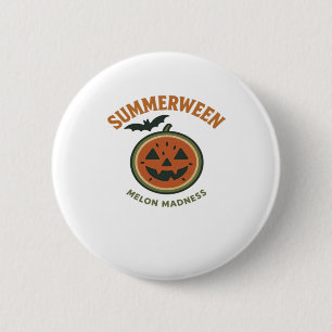 Summerween Madness – Spooky Watermelon Classic 6 Cm Round Badge