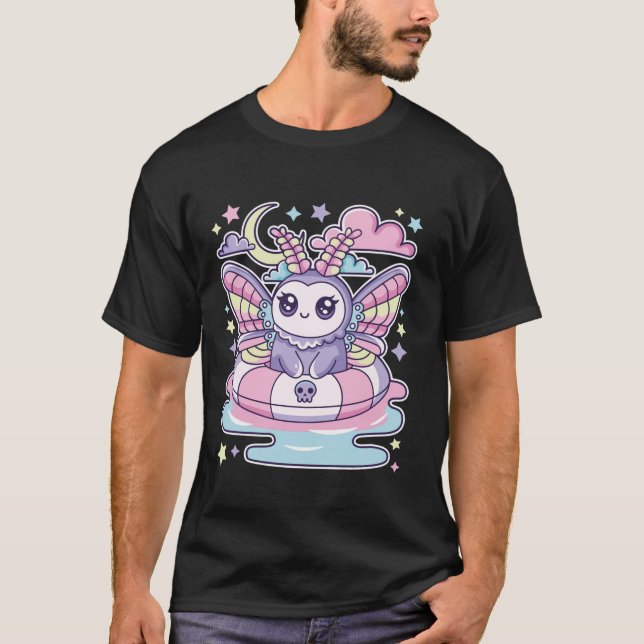 Summerween Moth Fairy Pool Side Party Chilling Pas T-Shirt (Front)