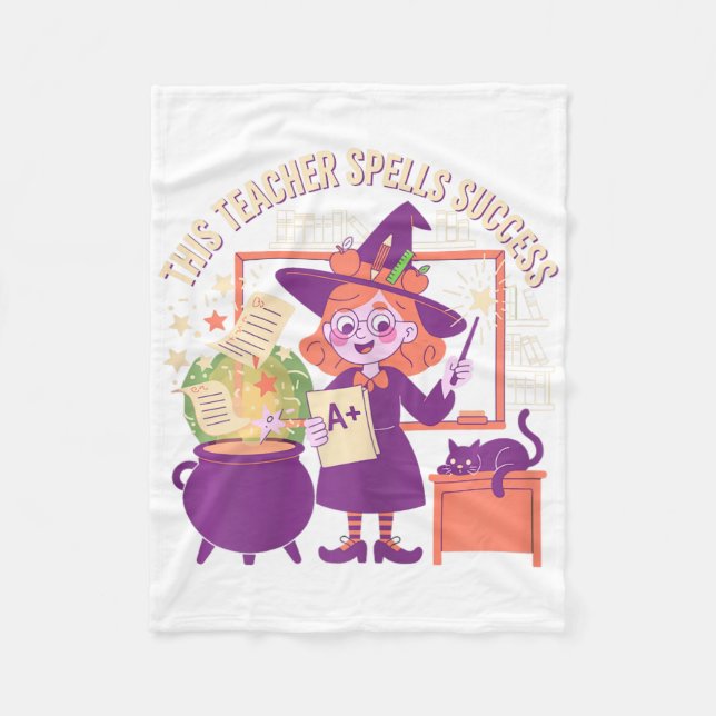 Summerween Skeleton Beach Party Halloween Vibes  Fleece Blanket (Front)