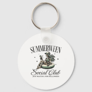 Summerween Social Club Halloween In Summer Pool Sk Key Ring
