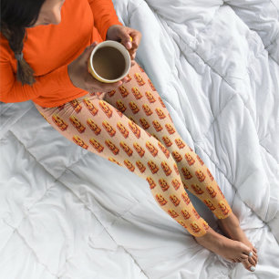 Summerween Summer Halloween JackoLantern Popsicle Leggings