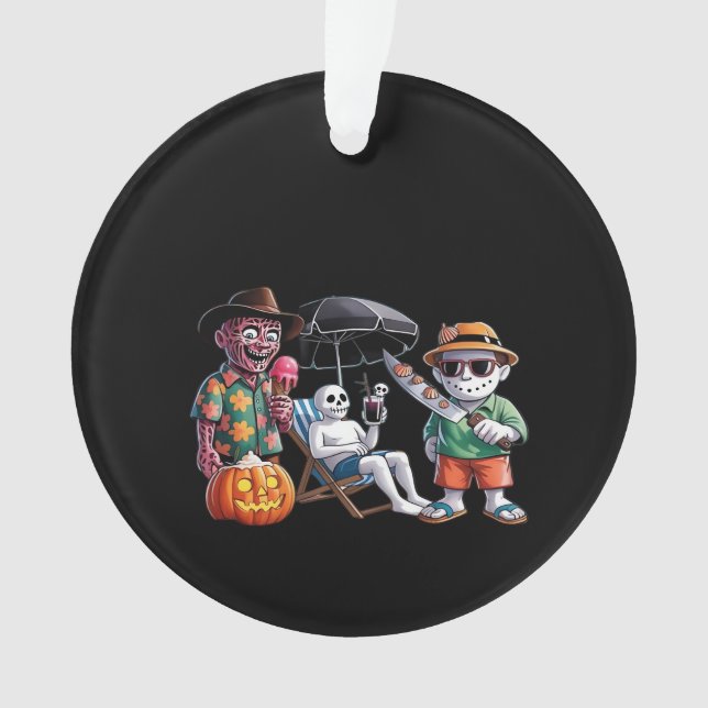 Summerween - Summerween Beach - Summerween Witch - Ornament (Front)