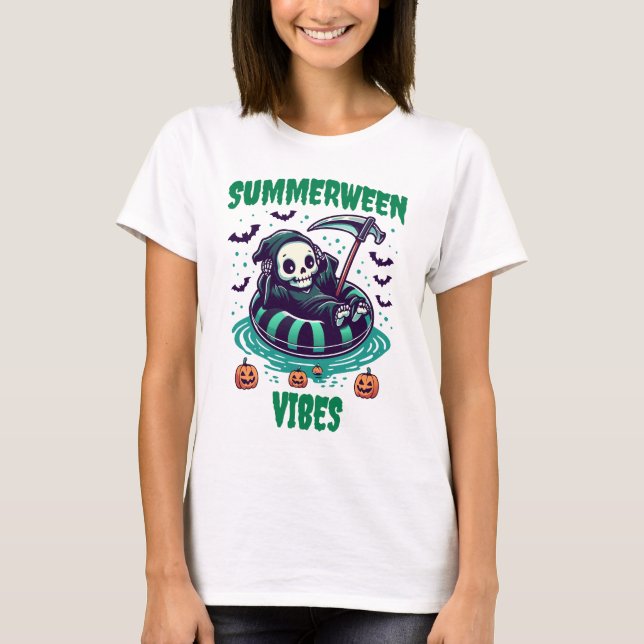 Summerween Vibes – Reaper Relaxed T-Shirt (Front)