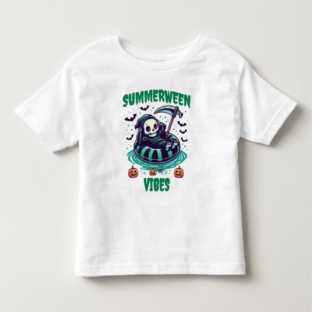 Summerween Vibes – Reaper Relaxed Toddler T-Shirt (Front)