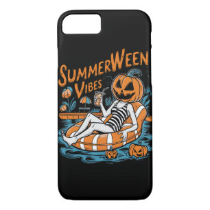 Summerween Vibes Spooky Summer Pumpkin Cute Case-Mate iPhone Case