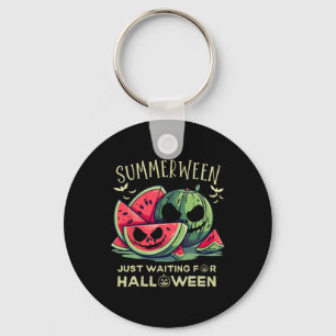 Summerween Watermelon Ghost Halloween Ts Summer Vi Key Ring