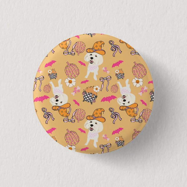Summerween Witches and  3 Cm Round Badge (Front)