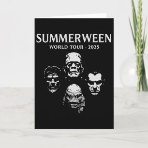 Summerween World Tour 2025 Monsters Halloween Fun Card