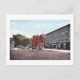 Summit Ave., Summit, NJ Vintage Postcard