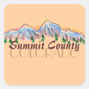 Summit County Colorado mountain stickers