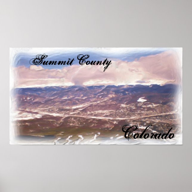 Summit County Colorado poster (Front)