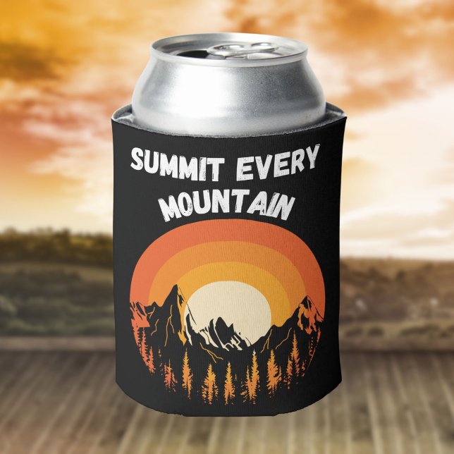 Summit Every Mountain Hikers Goal Can Cooler (Creator Uploaded)