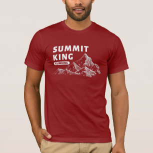 Summit King Mountain Peak Minimalist Adventure Tee