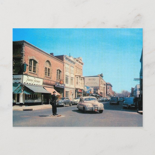 Summit NJ 1950s, Vintage Postcard (Front)
