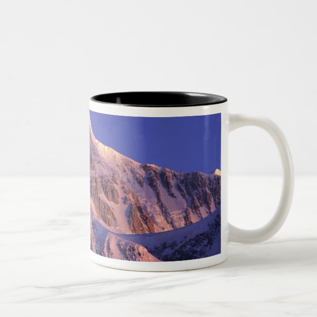 Summit of Denali Peak Mt. McKinley) at Two-Tone Coffee Mug (Right)