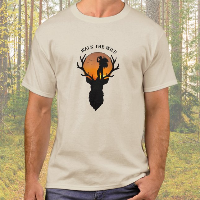 Summit Seeker Walk the Wild Hiking Men's T-shirt (Summit Seeker Walk the Wild Hiking Men's T-shirt)