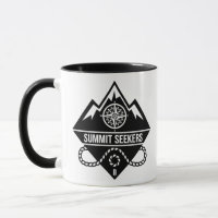 Summit Seekers Mountain Climbing Badge Design