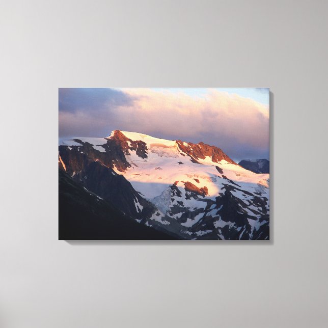 Summit Sunset Stretch Canvas Print (Front)