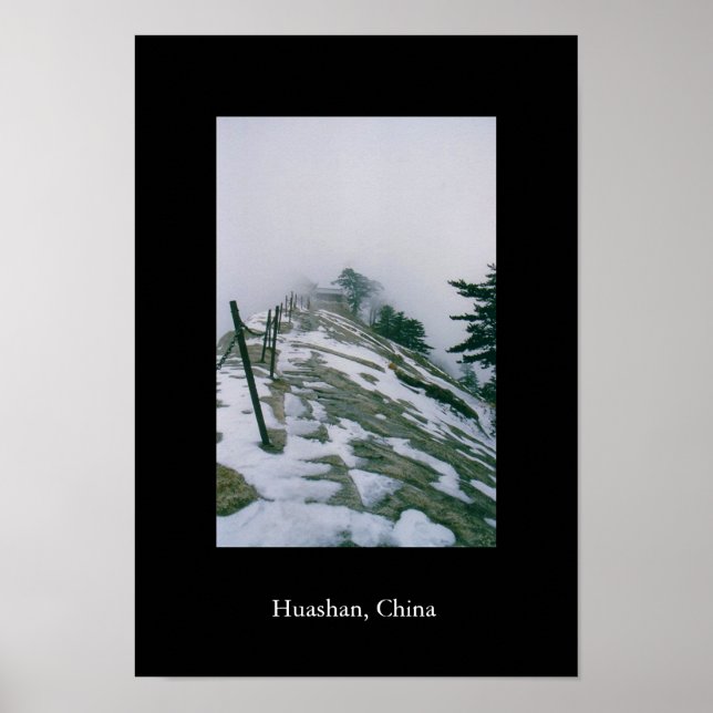 Summit Temple in Mist Poster (Front)