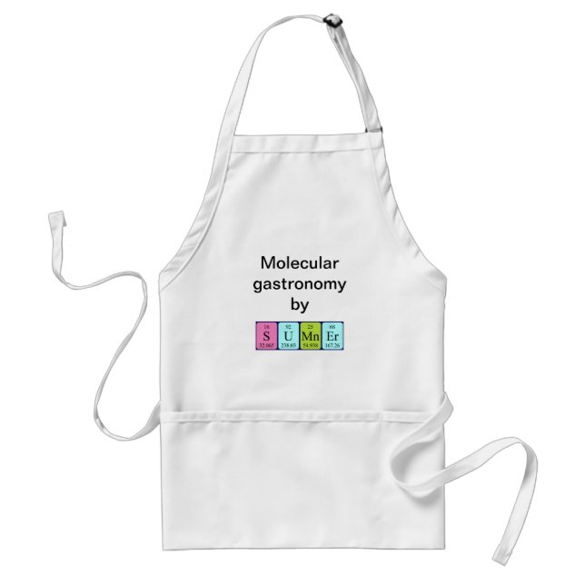 Sumner periodic table name apron (Front)