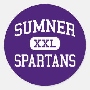 Sumner - Spartans - High - Sumner Washington Classic Round Sticker