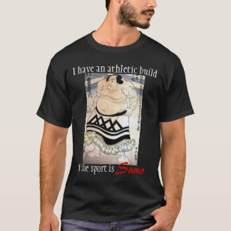 Sumo Build in Black T-Shirt