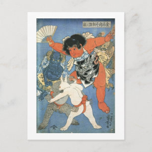 Sumo Bunny! Postcard