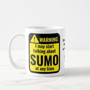 Sumo Funny Personalized Warning Coffee Mug