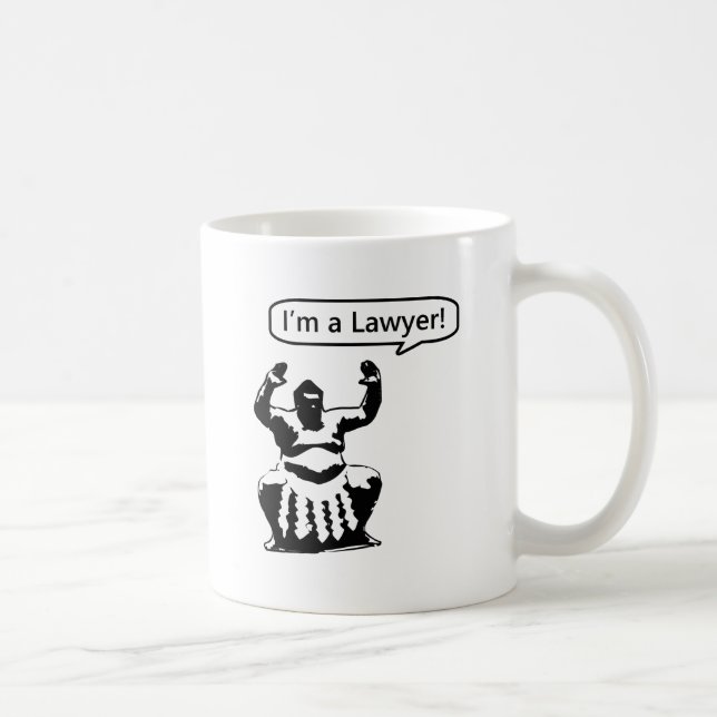 Sumo Lawyer Coffee Mug (Right)