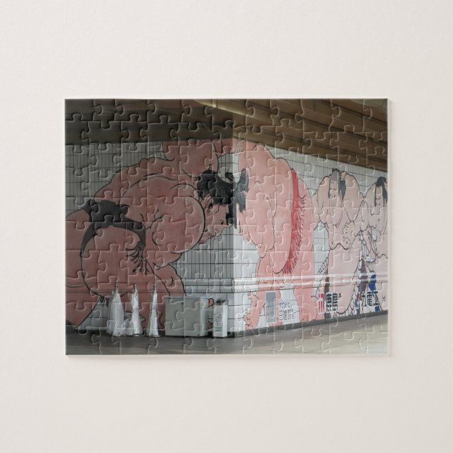 Sumo Mural Wall Art Jigsaw Puzzle (Horizontal)