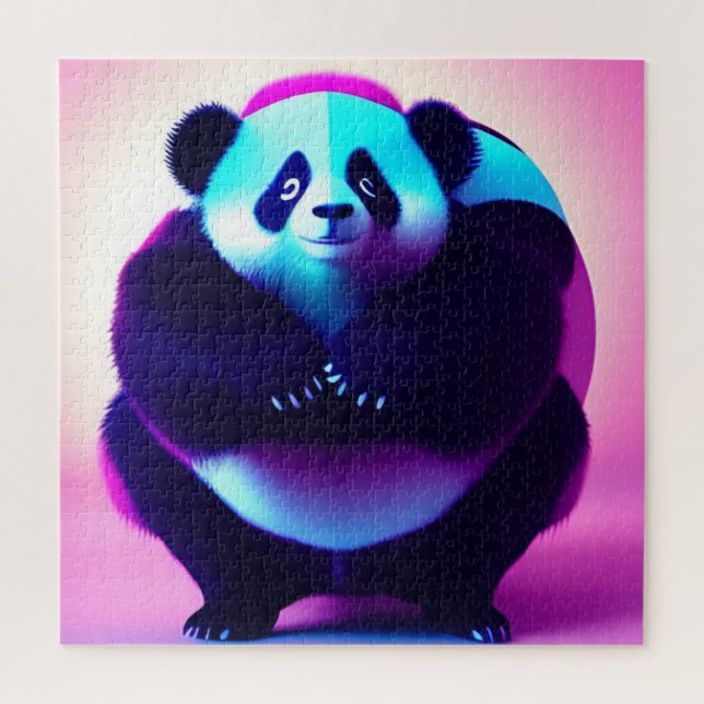 Sumo Panda The Bamboo Gnasher, Jigsaw Puzzle (Vertical)